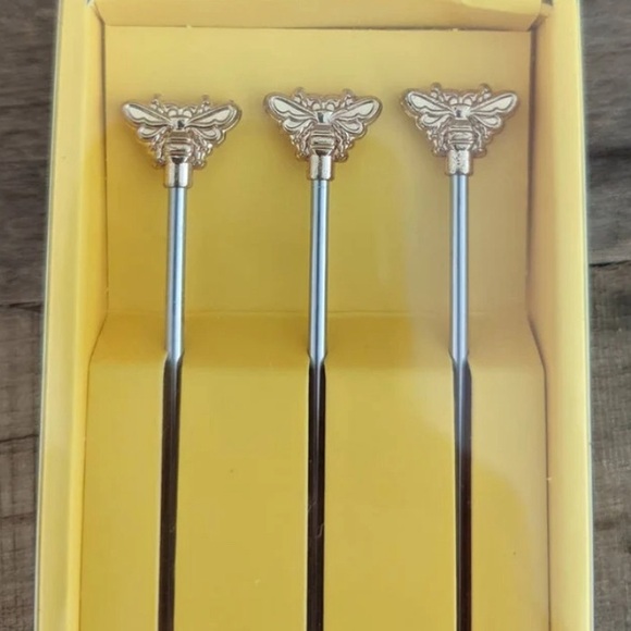 Jack Daniels Honey Cocktail Stir Swizzle Sticks Set of 3 limited edition - Picture 3 of 9